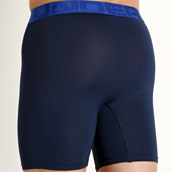 Under Armour 2 Pack BoxerJock 6-in Royal Blue Men's 1330637 400 - Picture 3 of 7